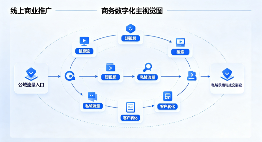 洛江区线上商业推广怎么做？全域流量闭环搭建与低成本转化实战指南